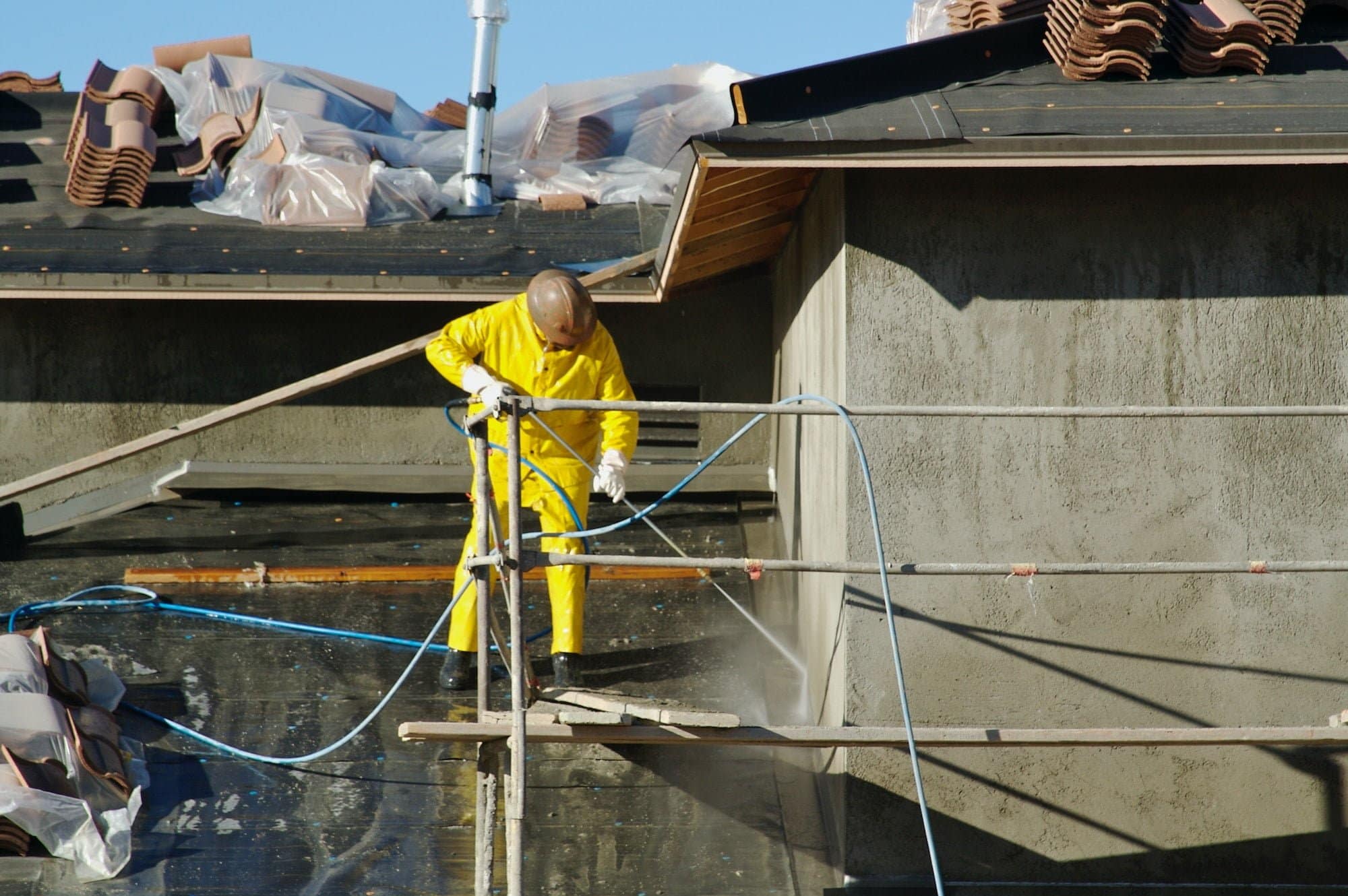 The Use of High Pressure Water Blasting in the Construction Industry